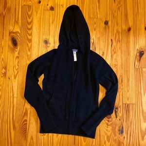 Cashmere Patagonia Zip Hooded Sweater